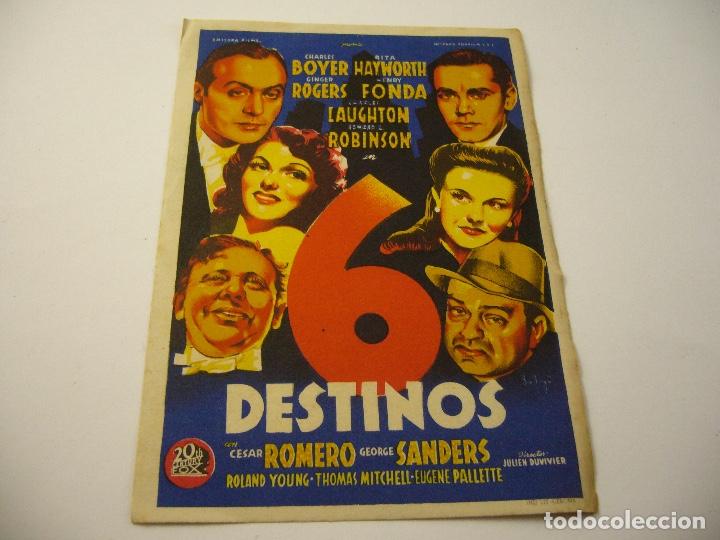 Cine: 6 DESTINOS, SIN PUBLICIDAD - Foto 1
