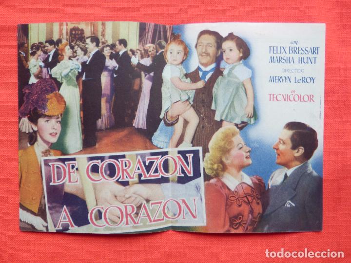 Cine: de corazon a corazon, impecable doble original, greer garson walter pidgeon, sin publicidad - Foto 2