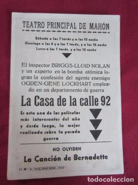 Cine: LA CASA DE LA CALLE 92 - Foto 2