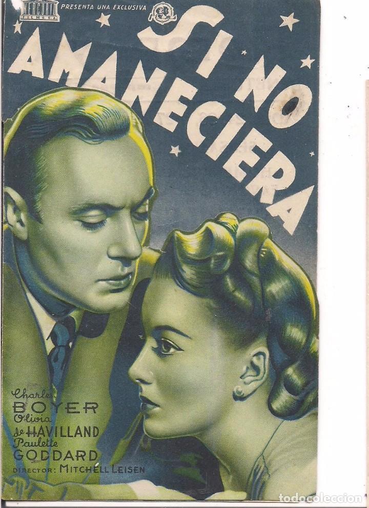 Cine: Si no amaneciera - Foto 1