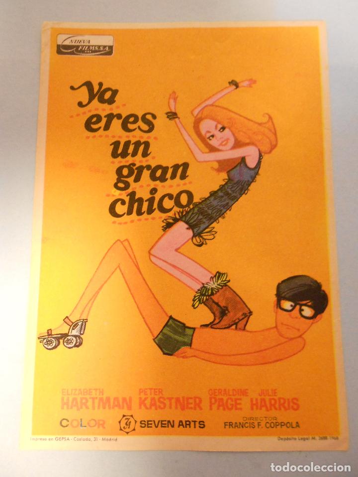 Cine: YA ERES UN GRAN CHICO (ELIZABETH HARTMAN / PETER KASTNER ) - Foto 1