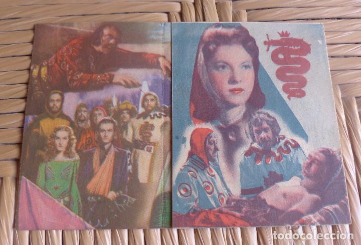 Cine: PROGRAMA DE MANO TRIPLE DE LA PEL&Iacute;CULA -EL CABALLERO NEGRO- ORIGINAL - Foto 2