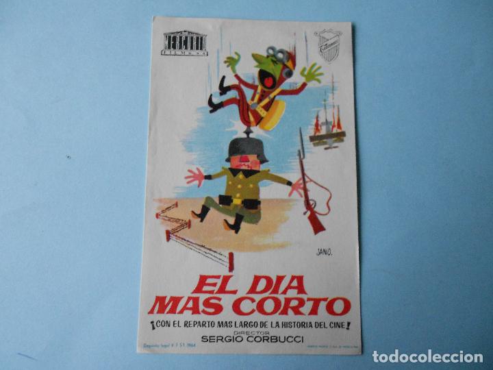Cine: EL D&Iacute;A MAS CORTO (A&Ntilde;O 1964) - Foto 1
