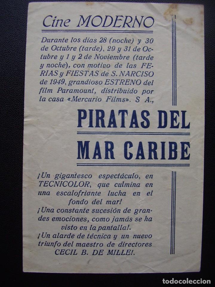 Cine: PIRATAS DEL MAR CARIBE, RAY MILLAND, JOHN WAYNE, PAULETTE GODDARD, CINE MODERNO - Foto 2 - 101190635