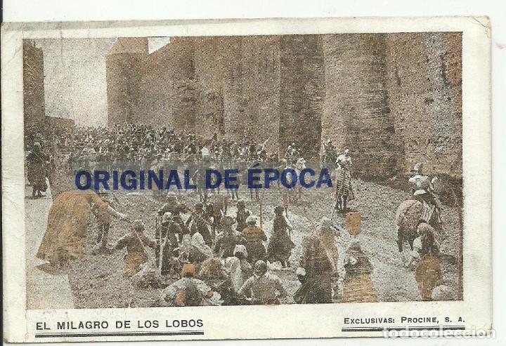 Cine: (PG-171000)PROGRAMA DE CINE EL MILAGRO DE LOS LOBOS - CINE COLISEUM - Foto 1