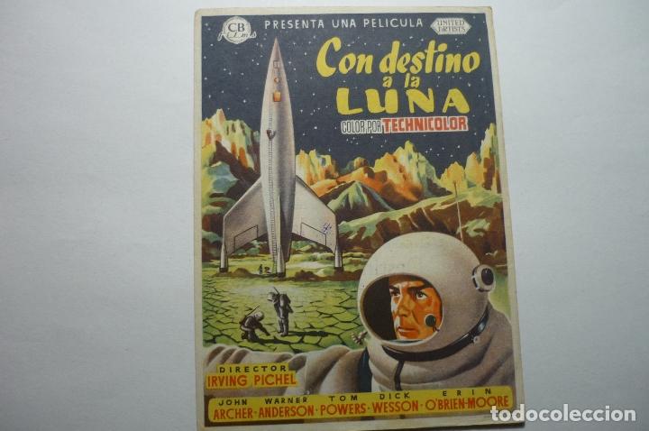 Cine: PROGRAMA CON DESTINO A LA LUNA - `publicidad