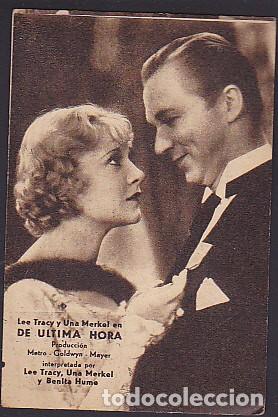 Cine: PROGRAMA DE MANO DE ULTIMA HORA - Foto 1