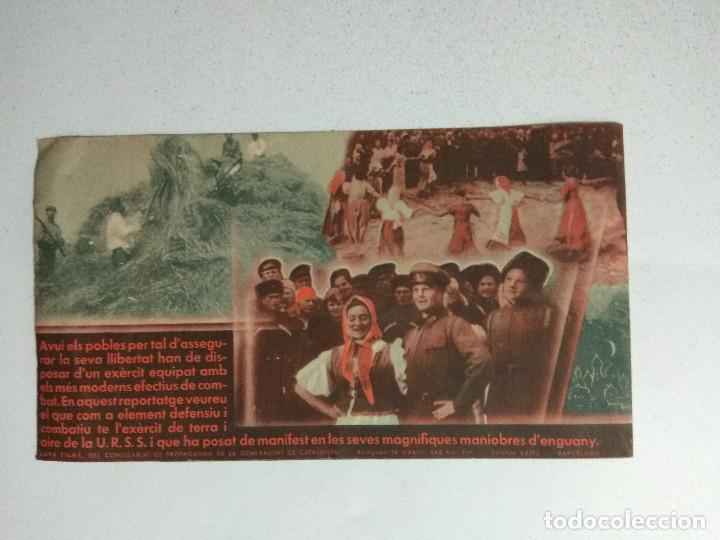 Cine: PROGRAMA CINE CATALAN, COP PER COP, PROPAGANDA GENERALITAT CATALUNYA, 1938 - Foto 4