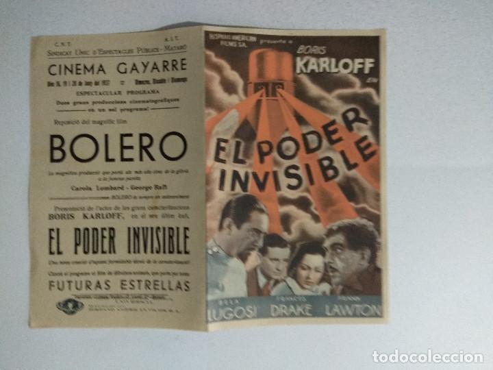 Cine: PROGRAMA DE CINE EL PODER INVISIBLE DE BORIS KARLOFF - Foto 4