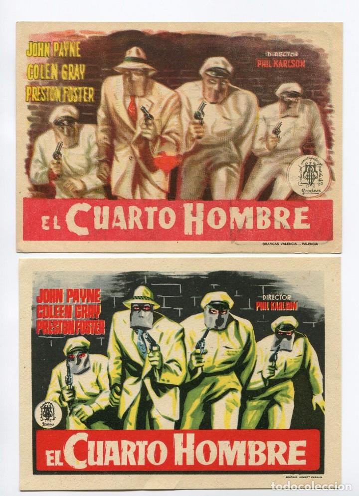 Cine: EL CUARTO HOMBRE, con John Payne. - Foto 1