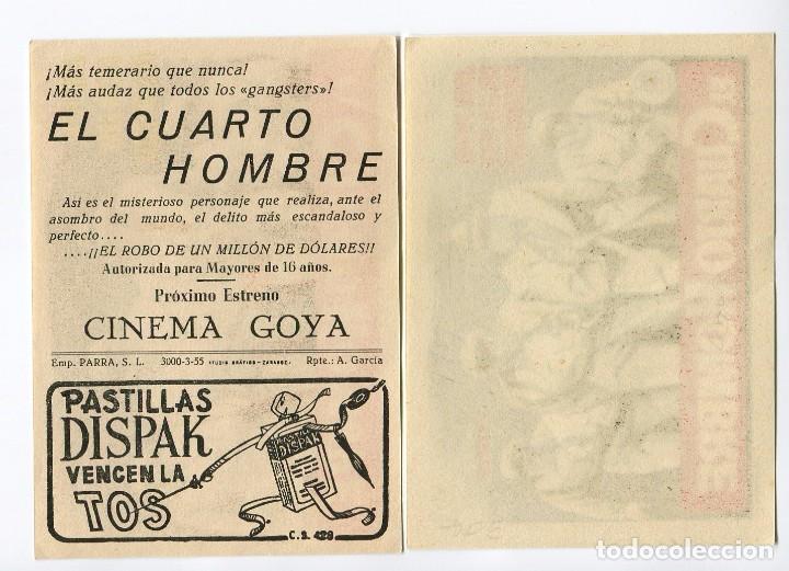 Cine: EL CUARTO HOMBRE, con John Payne. - Foto 2