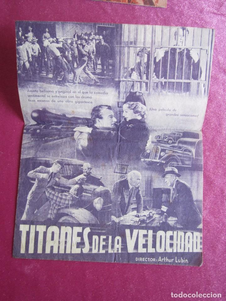Cine: TITANES DE LA VELOCIDAD JOHN WAYNE PROGRAMA DE CINE DOBLE C16 - Foto 7