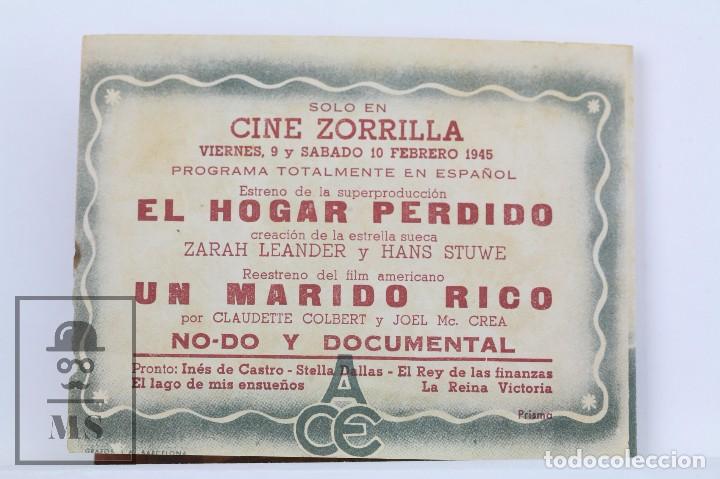 Cine: Programa de Cine Doble - El Hogar Perdido / Zarah Leander - Ufa - A&ntilde;o 1945 - Foto 3