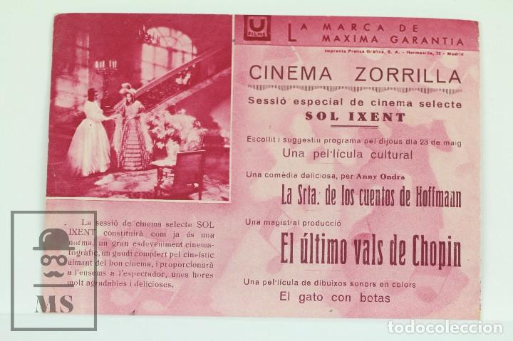 Cine: Programa de Cine Doble - El Ultimo Vals De Chopin / Sybille Schmitz - Ufilms - Foto 3