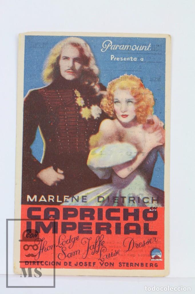Cine: Programa de Cine Simple - Capricho Imperial / Jhon Lodge, Sam Jaffe - Paramount- 1934 - Foto 1