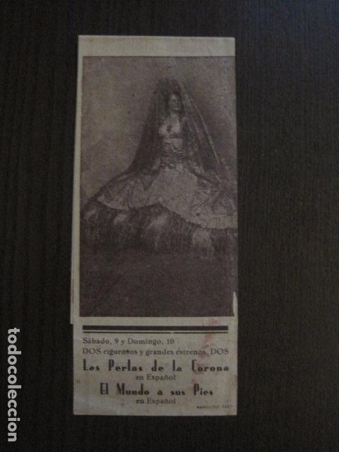 Kino: LAS PERLAS DE LA CORONA -EL MUNDO A TUS PIES - LOCAL  - VER FOTOS - (C-4018)