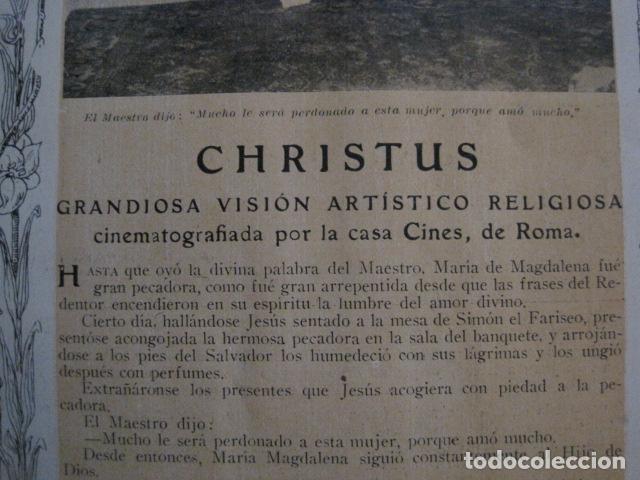  Flyers Publicitaires de films Anciens: CHRISTUS - CINES - ROMA - VER FOTOS - (C-4041)