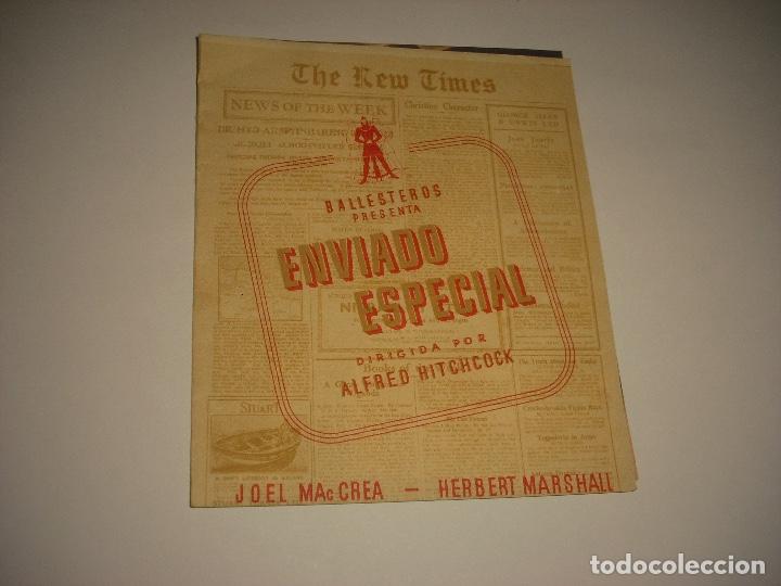 Cine: ENVIADO ESPECIAL . ALFRED HITCHCOCK . PROGRAMA DOBLE - Foto 1
