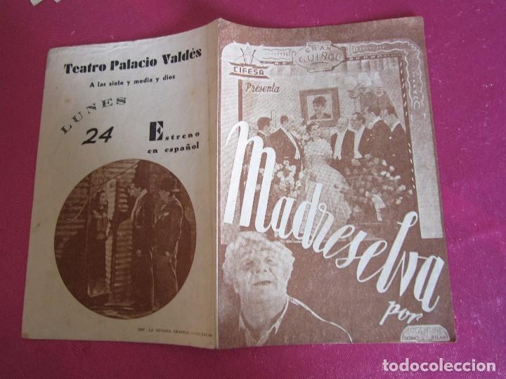Cine: MADRESELVA ,PROGRAMA DE CINE DOBLE, A&Ntilde;OS 40 C2 - Foto 3