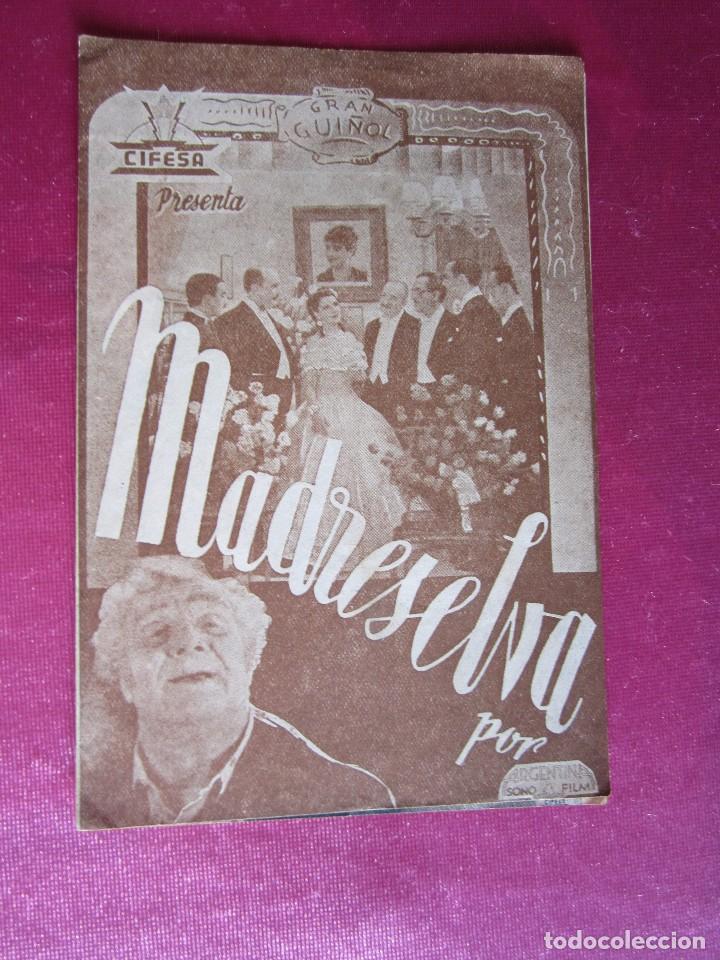 Cine: MADRESELVA ,PROGRAMA DE CINE DOBLE, A&Ntilde;OS 40 C2 - Foto 2