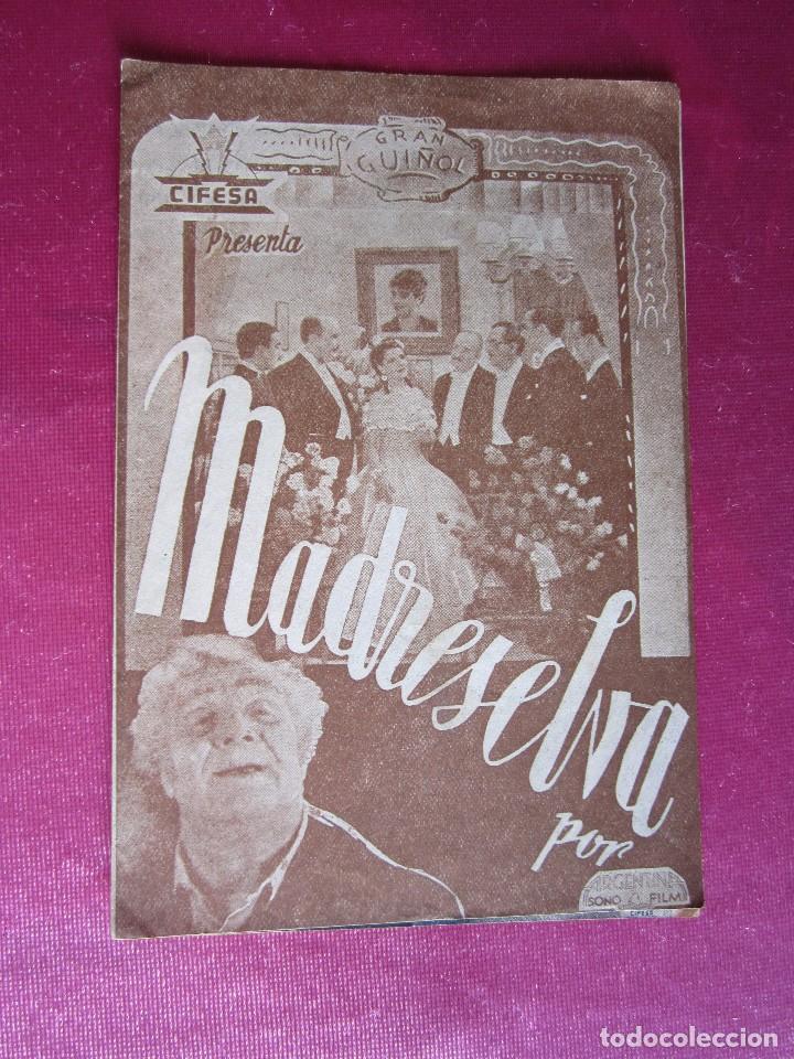 Cine: MADRESELVA ,PROGRAMA DE CINE DOBLE, A&Ntilde;OS 40 C2 - Foto 4