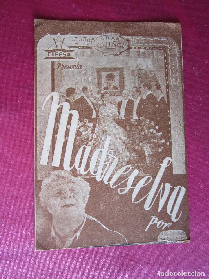 Cine: MADRESELVA ,PROGRAMA DE CINE DOBLE, A&Ntilde;OS 40 C2 - Foto 5