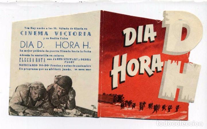Cine: D&Iacute;A D, HORA H, con John Agar. TROQUELADO. C/I. - Foto 1