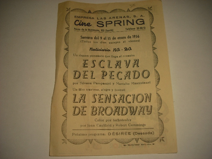 Cine: LA SENSACION DE BROADWAY . CINE SPRING - Foto 2