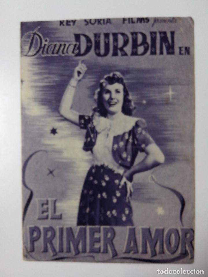 Kino: PROGRAMA DE MANO,FOLLETO CINE DOBLE ORIGINAL, EL PRIMER AMOR