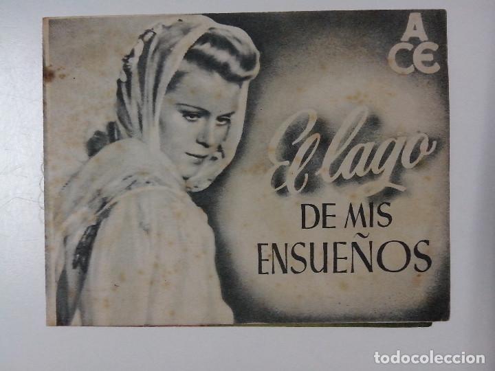 Kino: PROGRAMA DE MANO,FOLLETO CINE DOBLE ORIGINAL, EL LAGO DE MIS ENSUE&Ntilde;OS