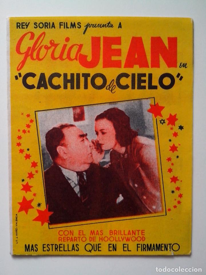 Cine: PROGRAMA DE MANO,FOLLETO CINE DOBLE ORIGINAL, CACHITO DE CIELO - Foto 1