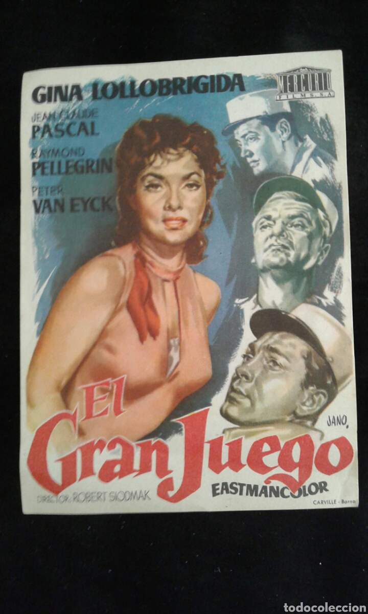 Cine: El gran juego (programa de mano cine) - Foto 1
