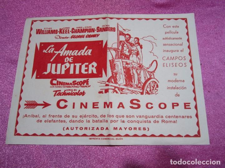 Cine: LA AMADA DE JUPITER ESTER WILLIAMS PROGRAMA CINE MUY RARO . C2 - Foto 2