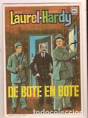 Cine: PROGRAMA CINE DE BOTE EN BOTE STAN LAUREL OLIVER HARDY - Foto 1