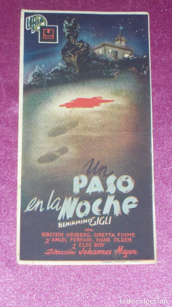Cine: PROGRAMA DE CINE SIMPLE UN PASO EN LA NOCHE UFISA C2 - Foto 1