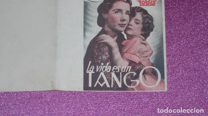 Cine: PROGRAMA DE CINE DOBLE LA VIDA ES UN TANGO HISPANIA TOBIS - Foto 5