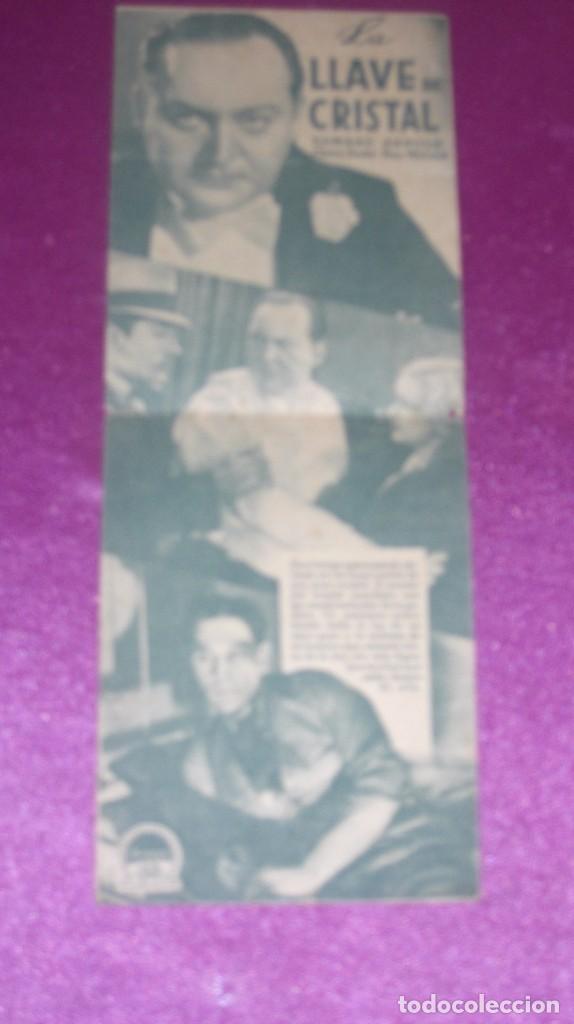 Cine: PROGRAMA DOBLE LA LLAVE DE CRISTAL- GEORGE RAFT - Foto 2