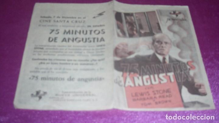 Cine: 75 MINUTOS DE ANGUSTIA LEWIS STONE PROGRAMA DE CINE DOBLE C2 - Foto 1