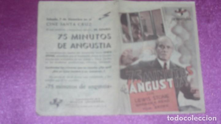 Cine: 75 MINUTOS DE ANGUSTIA LEWIS STONE PROGRAMA DE CINE DOBLE C2 - Foto 3