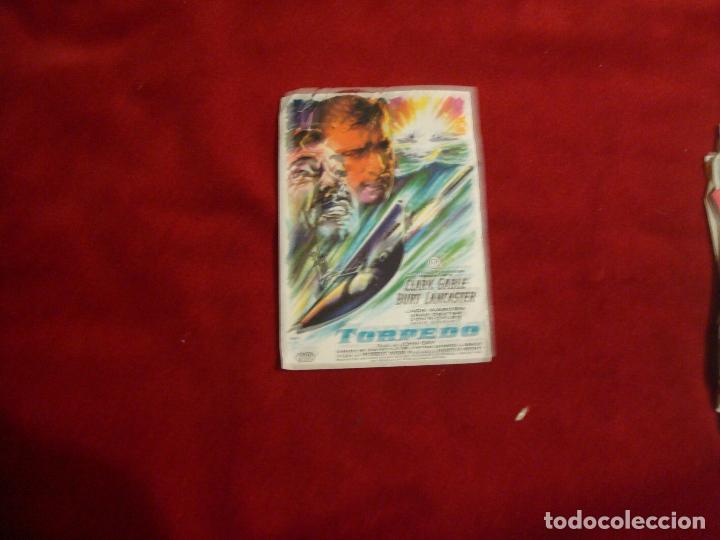 Cine: torpedo con burt lancaster y clark gable con publicidad - Foto 1