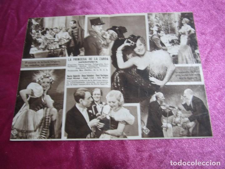 Cine: LA PRINCESA DE LA ZARDA MARTA EGGERTH PROGRAMA DE CINE C2 - Foto 4