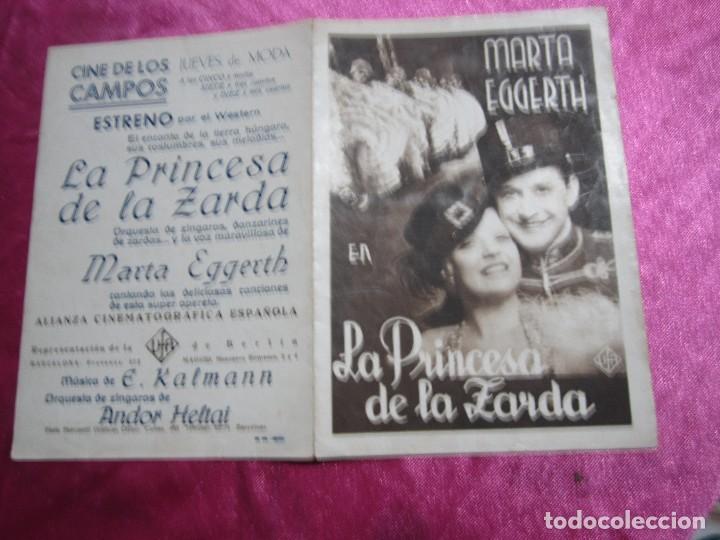 Cine: LA PRINCESA DE LA ZARDA MARTA EGGERTH PROGRAMA DE CINE C2 - Foto 1