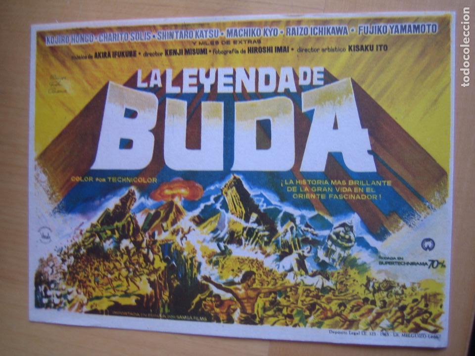 Cine: la leyenda de buda folleto de mano original estreno perfecto estado