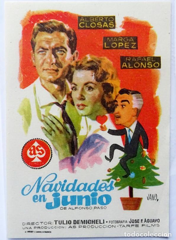 Cine: navidades en junio, con alberto closas, marga lopez, rafael alonso, de alfonso paso - Foto 1