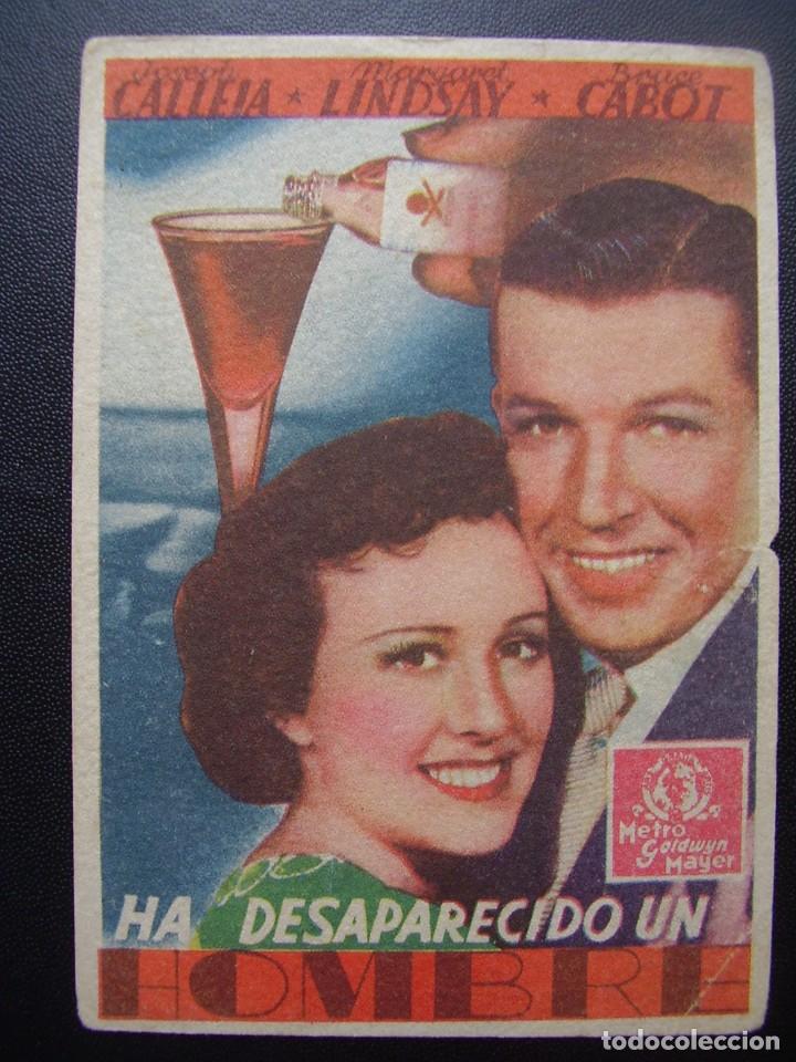 Cine: HA DESAPARECIDO UN HOMBRE, JOSEPH CALLEIA, CINE DELICIAS DE VILLANUEVA DE LA SERENA
