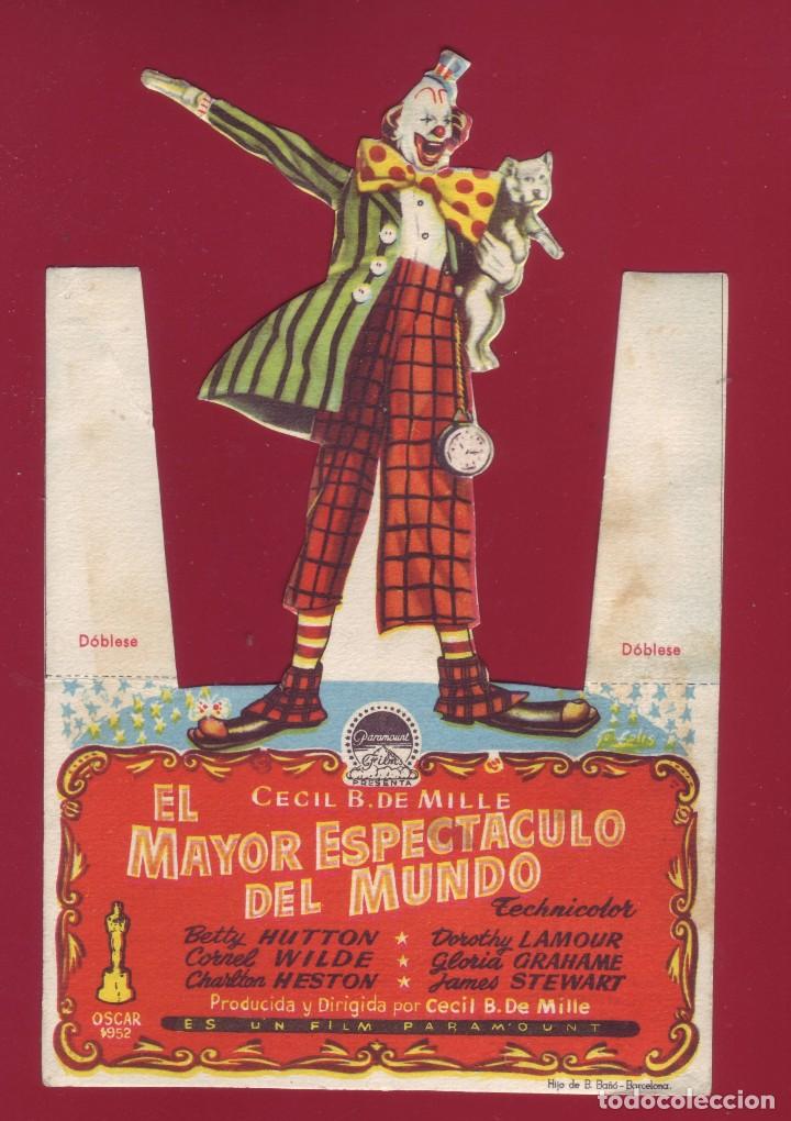 Cine: PROGRAMA DE MANO - EL MAYOR ESPECT&Aacute;CULO DEL MUNDO - Foto 1