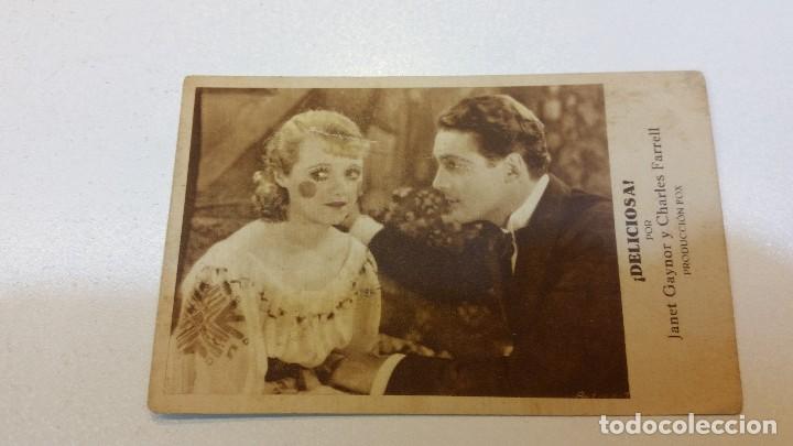 Cine: Deliciosa, Fox. Tarjeta postal. - Foto 1