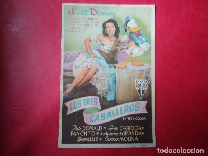 Cine: PROGRAMA. WALT DISNEY, LOS TRES CABALLEROS, S/P. - Foto 3