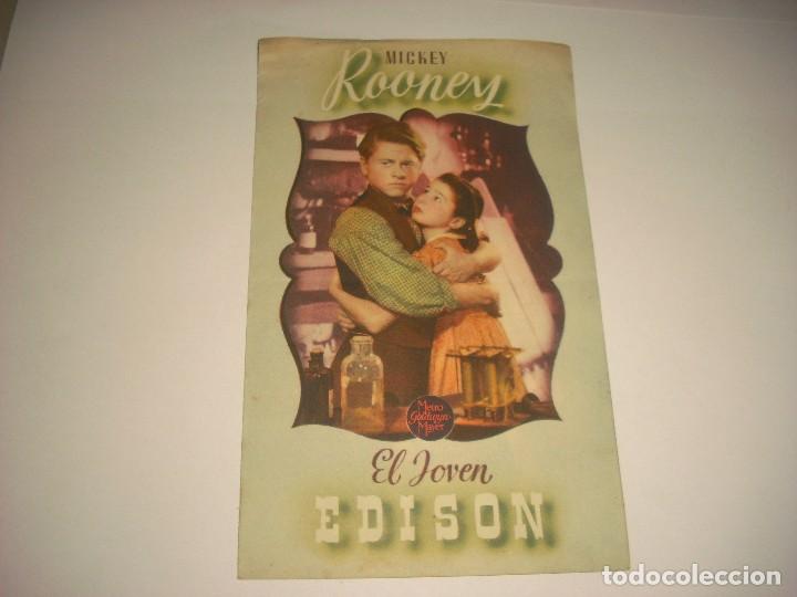 Cine: EL JOVEN EDISON, MICKEY ROONEY  PROGRAMA DOBLE SIN PUBLICIDAD - Foto 1