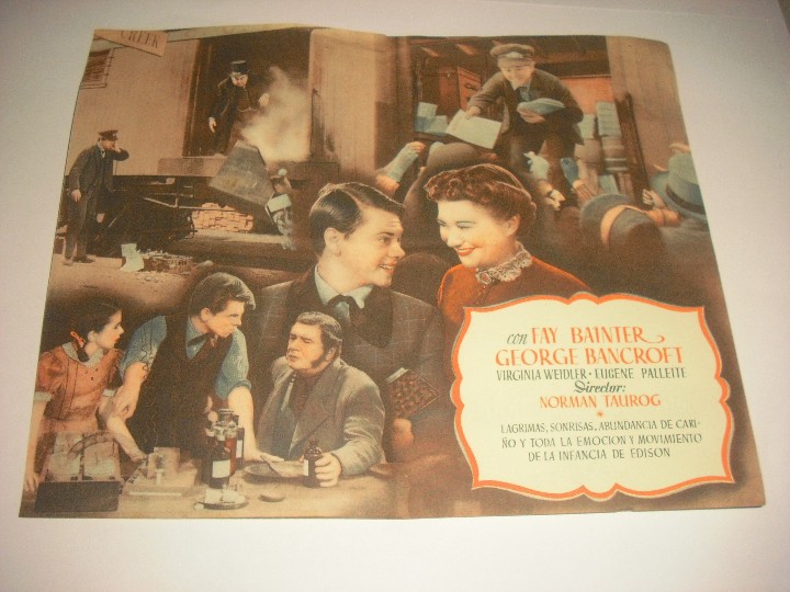Cine: EL JOVEN EDISON, MICKEY ROONEY  PROGRAMA DOBLE SIN PUBLICIDAD - Foto 2